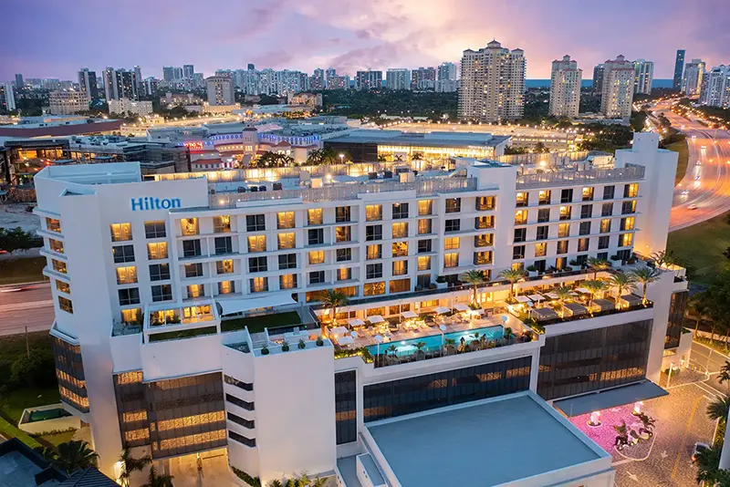 Hilton Aventura Miami, Aventura, FL photography by Greg Ceo, photo edited by Valentin Sivyakov